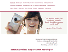 Tablet Screenshot of andrea-moutty.de